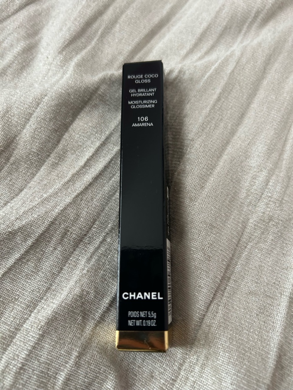 Chanel Rouge Coco Gloss Moisturizing Glossimer in Amarena - Picture 7 of 9